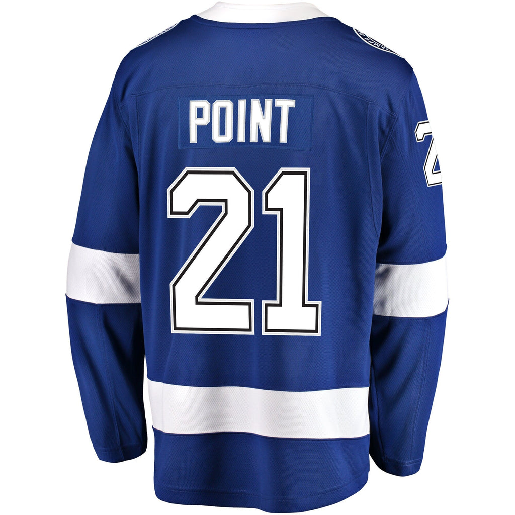 Tampa Bay Lightning Brayden Point Blue Home Breakaway Player Jersey