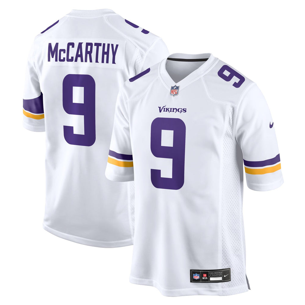 Minnesota Vikings J.J. McCarthy White Game Jersey