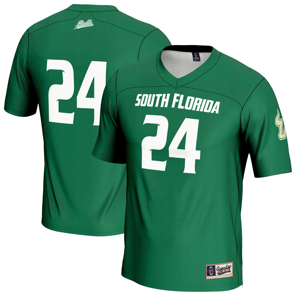 #24 South Florida Bulls Lightweight Lacrosse Jersey - Green