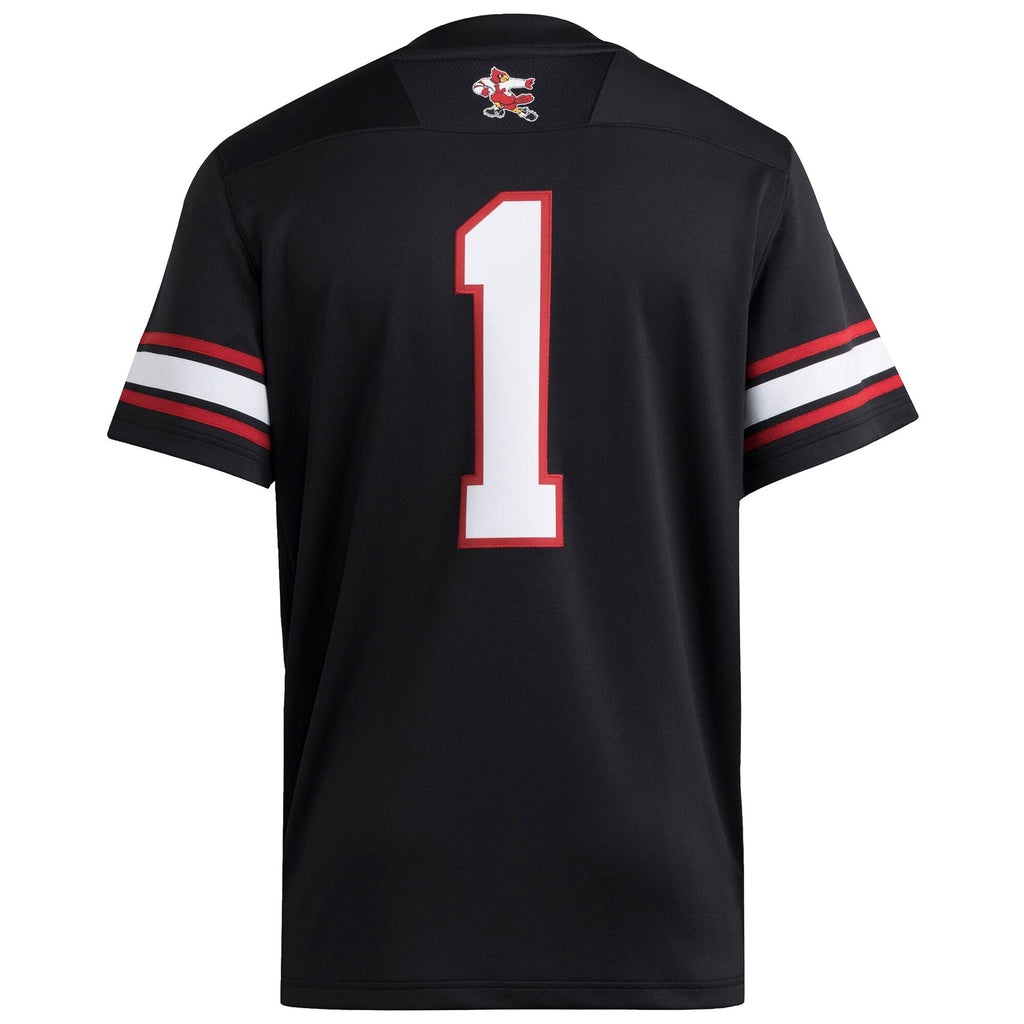 #1 Black Louisville Cardinals Premier Strategy Jersey