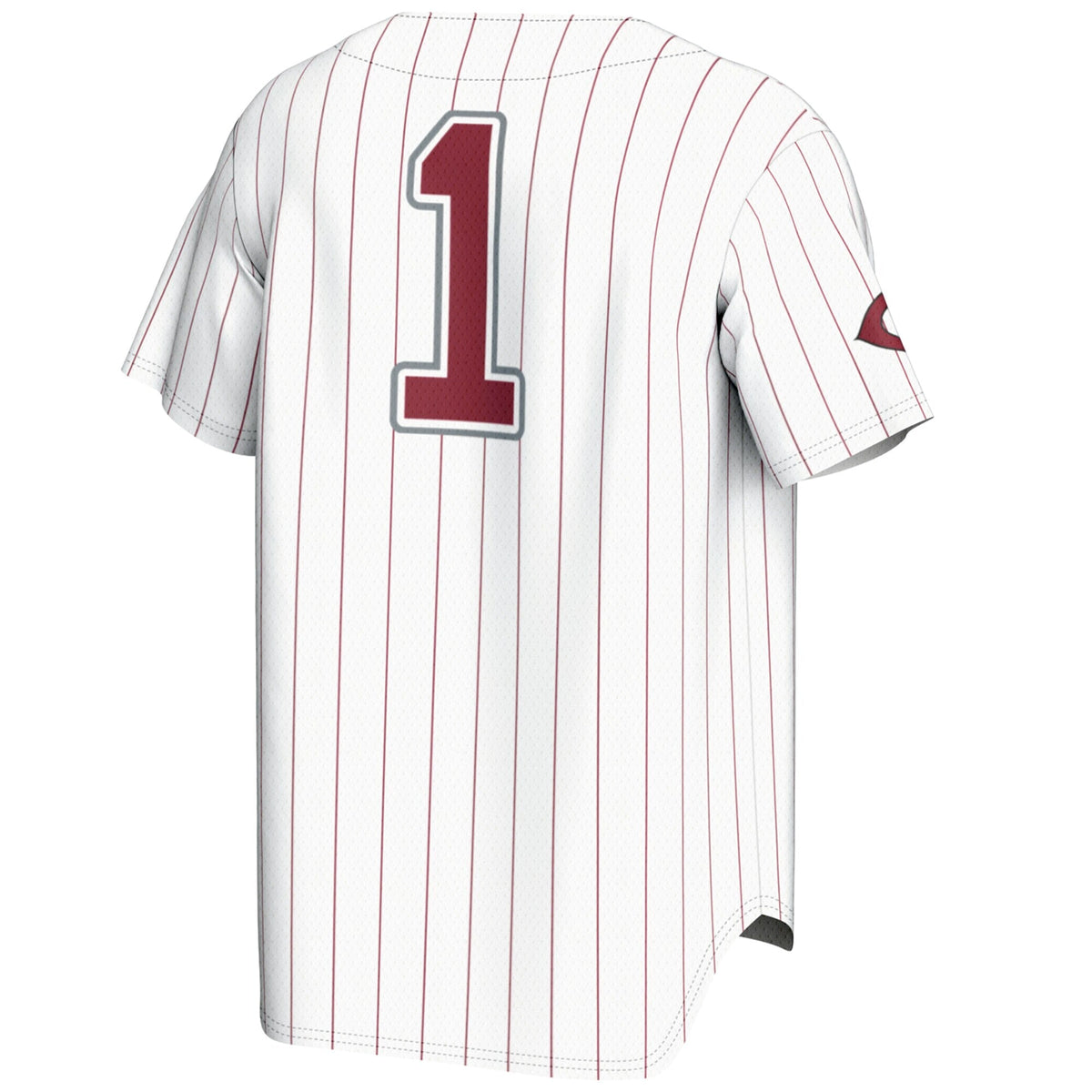 #1 UChicago Maroons Lightweight Baseball Fashion Jersey - White