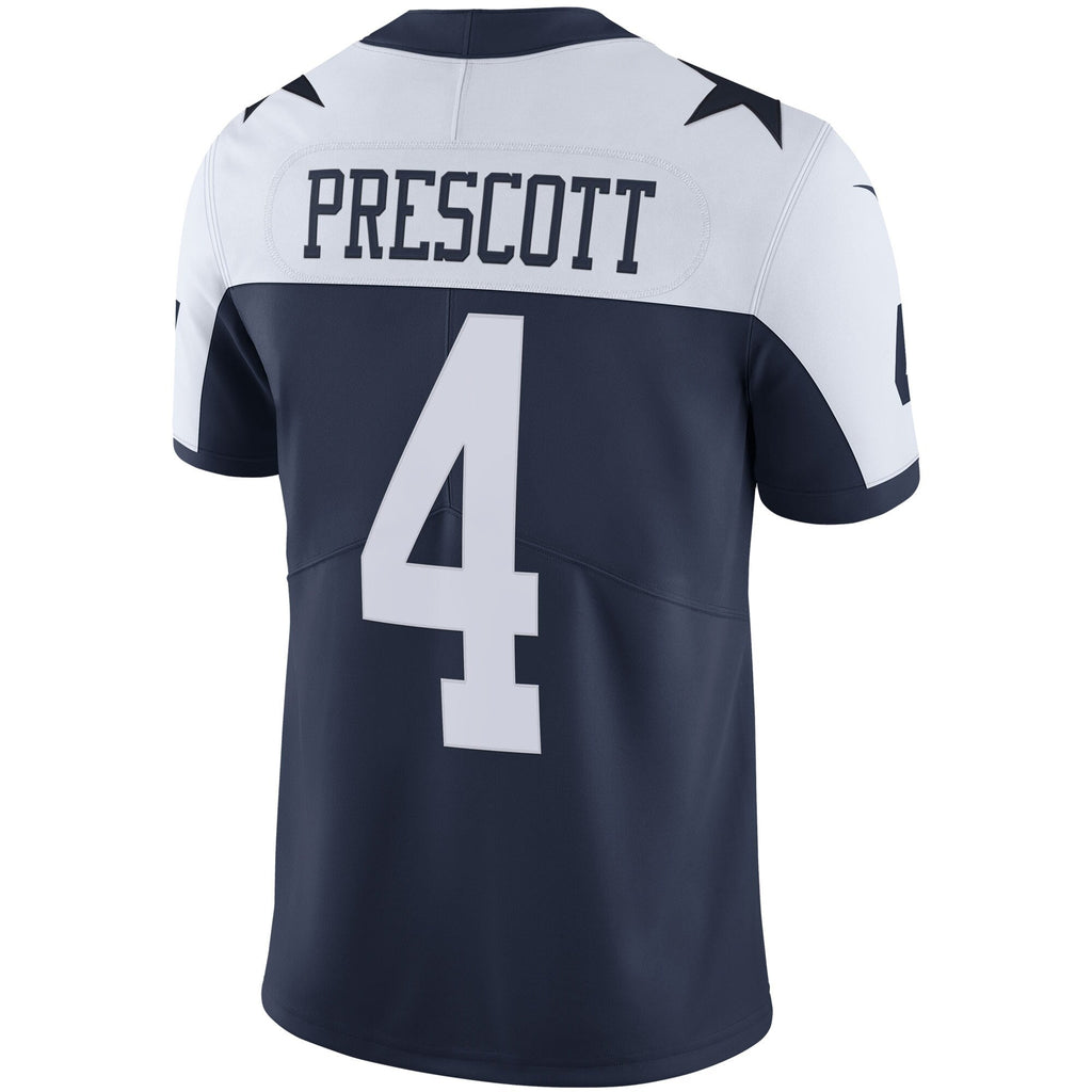Dallas Cowboys Dak Prescott Navy Alternate Vapor Limited Jersey