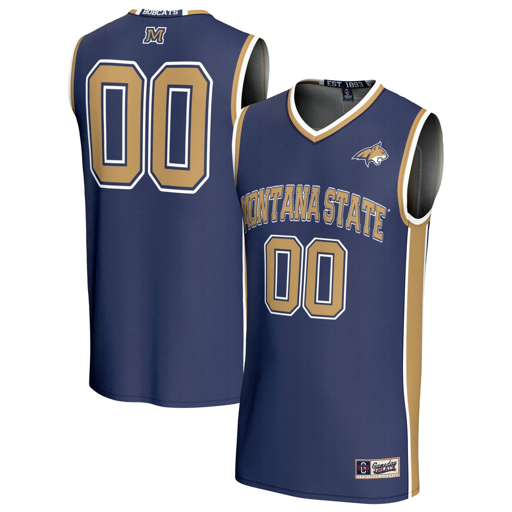 Montana State Bobcats Lightweight Basketball Fashion Jersey - Navy