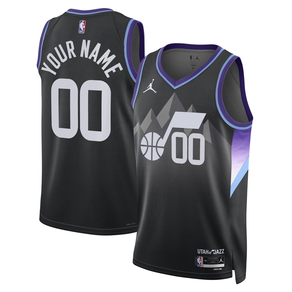 Utah Jazz NBA Statement Edition Swingman Jersey - Custom