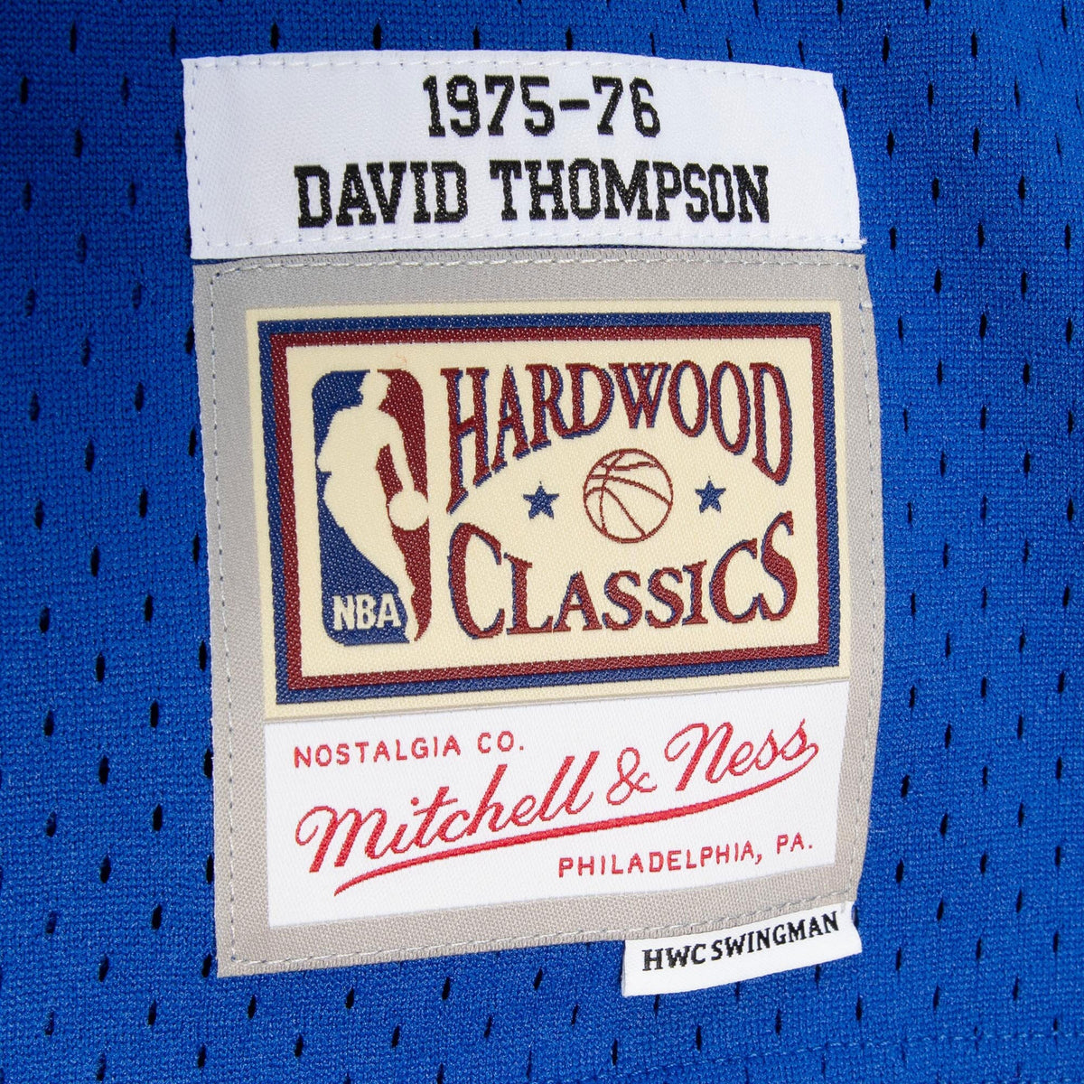 Denver Nuggets David Thompson 1975 Dark Authentic Jersey - Royal Blue