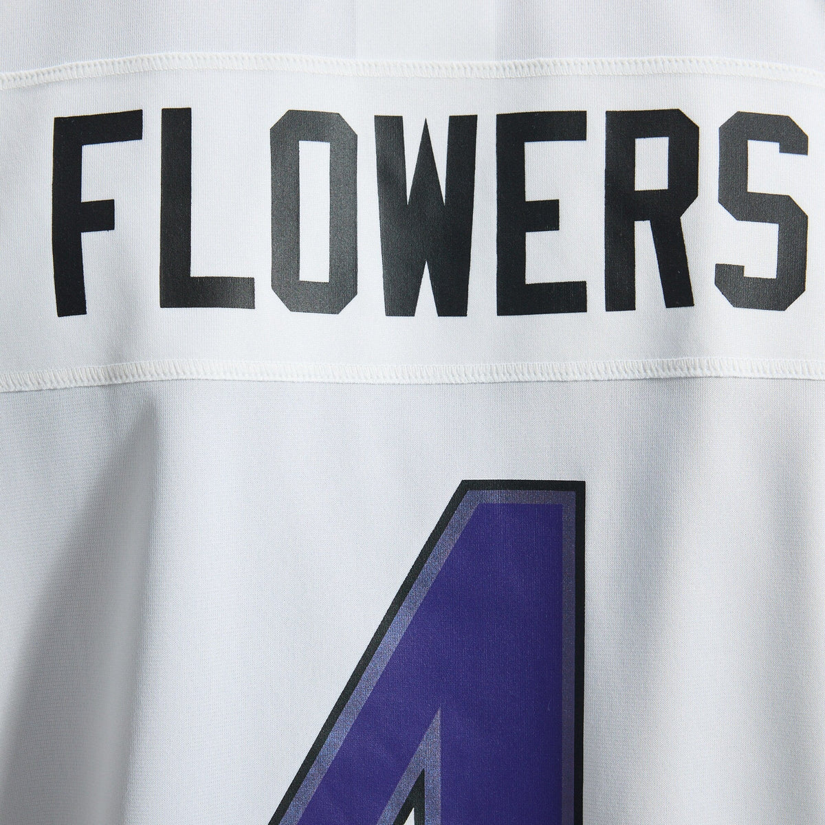 Baltimore Ravens Zay Flowers White Game Jersey