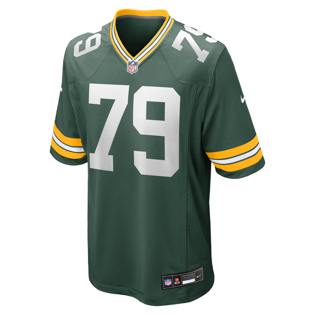 Green Bay Packers Travis Glover Green Game Jersey