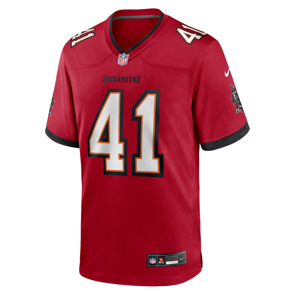 Tampa Bay Buccaneers Ko Kieft Red Game Player Jersey