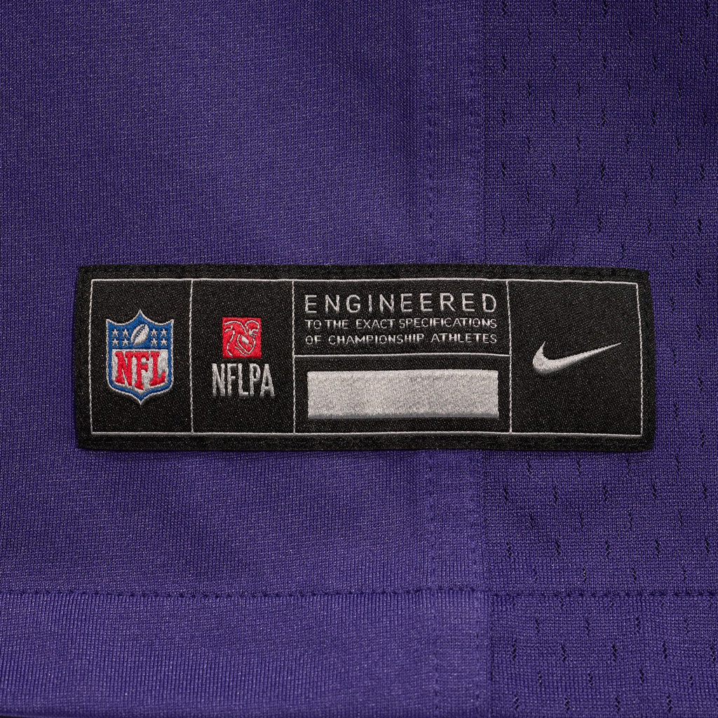 Baltimore Ravens Nick Moore Purple Game Jersey