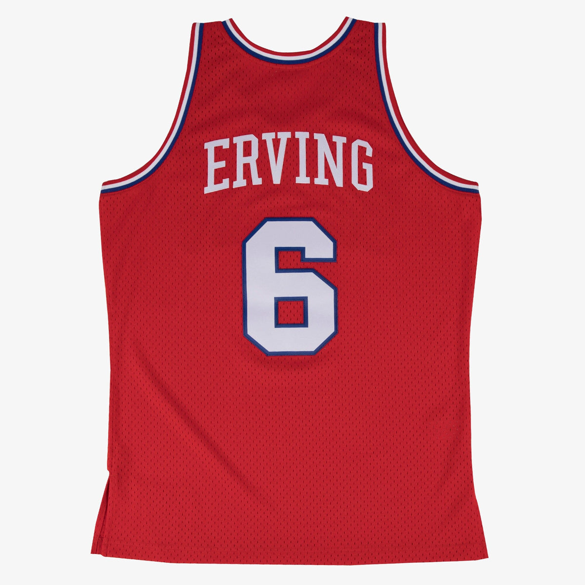 Philadelphia 76ers Julius Erving 1982 Swingman Road Authentic Jersey - Scarlet