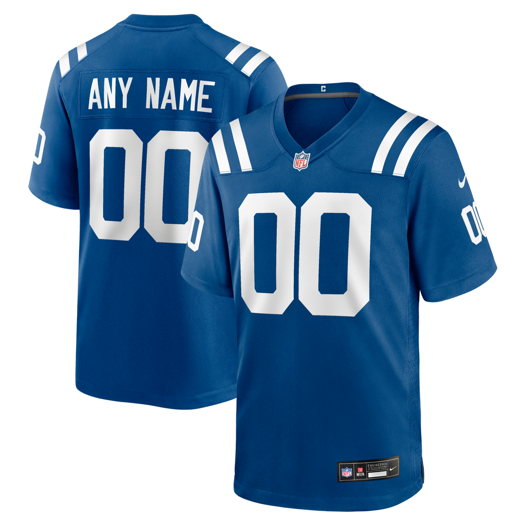 Indianapolis Colts Royal Custom Game Jersey