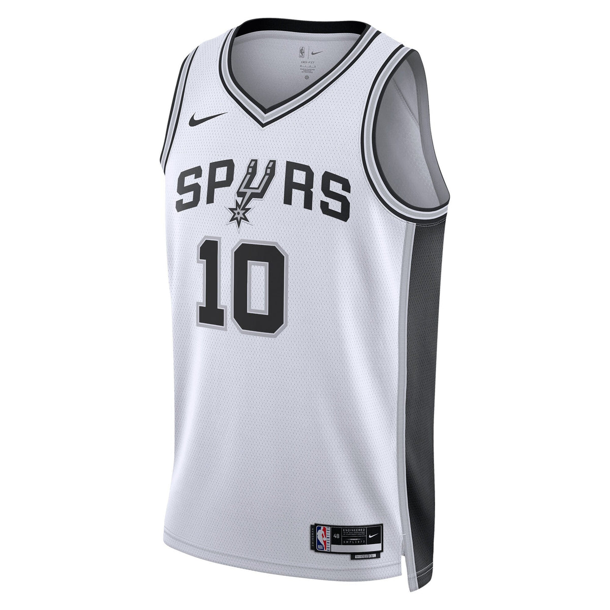 San Antonio Spurs Association Edition Swingman Jersey - White - Jeremy Sochan