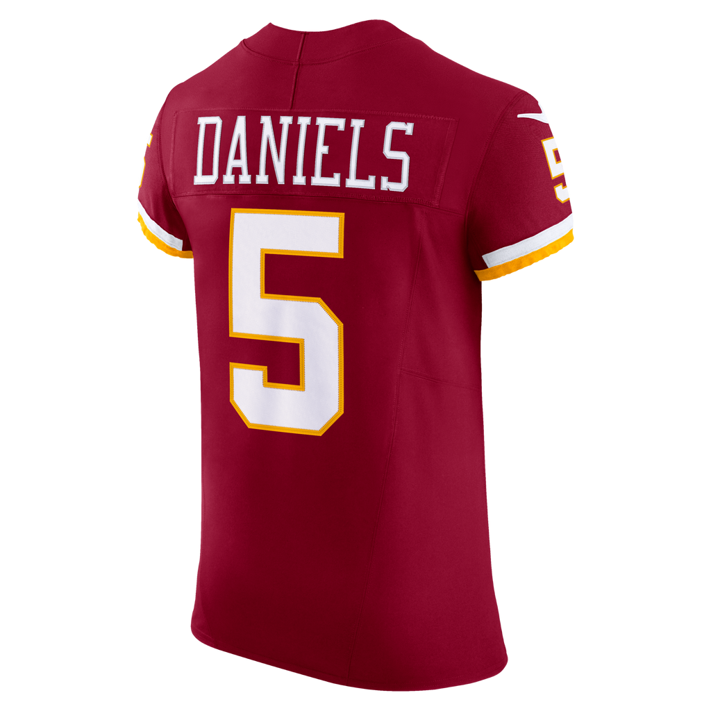 Washington Commanders Jayden Daniels Burgundy Team Vapor F.U.S.E. Elite Jersey
