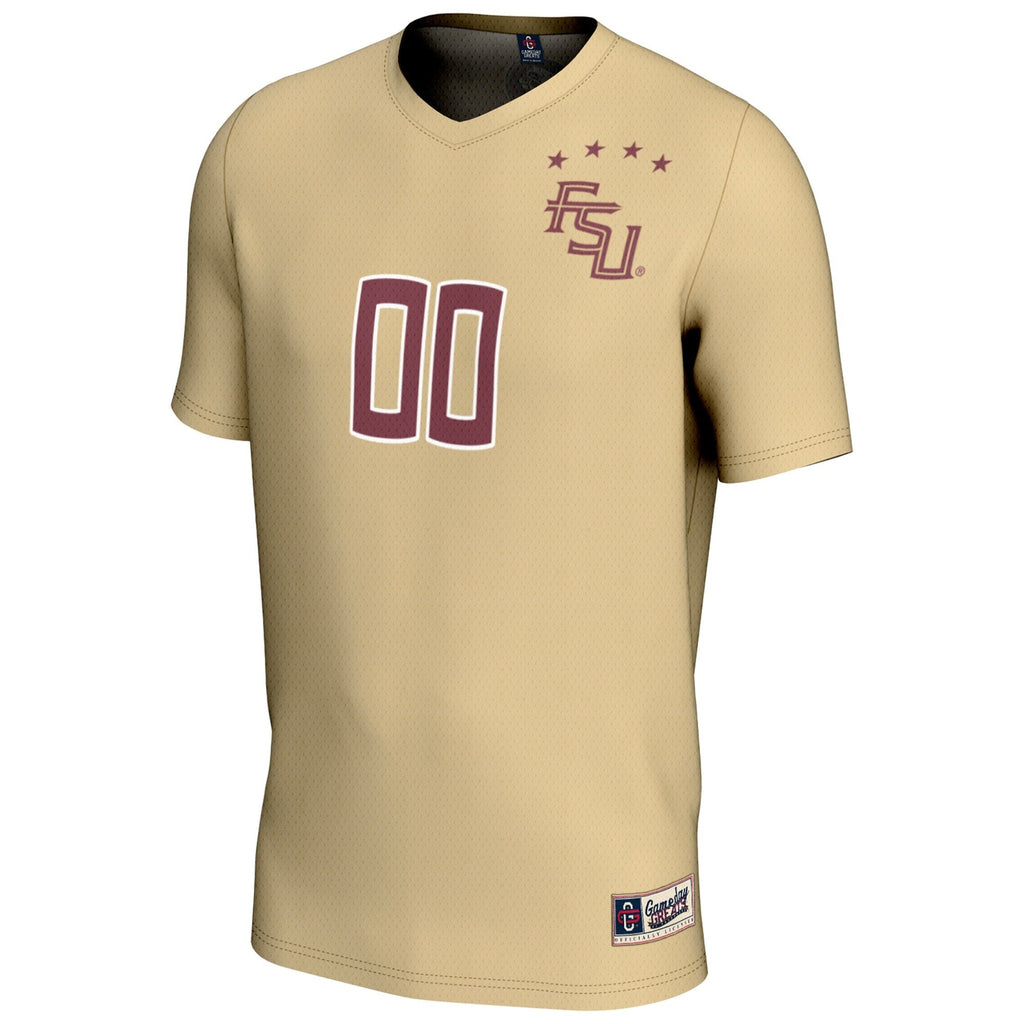 Florida State Seminoles NIL Pick-A-Player Lightweight Collegiate Soccer Fashion Jersey - Gold