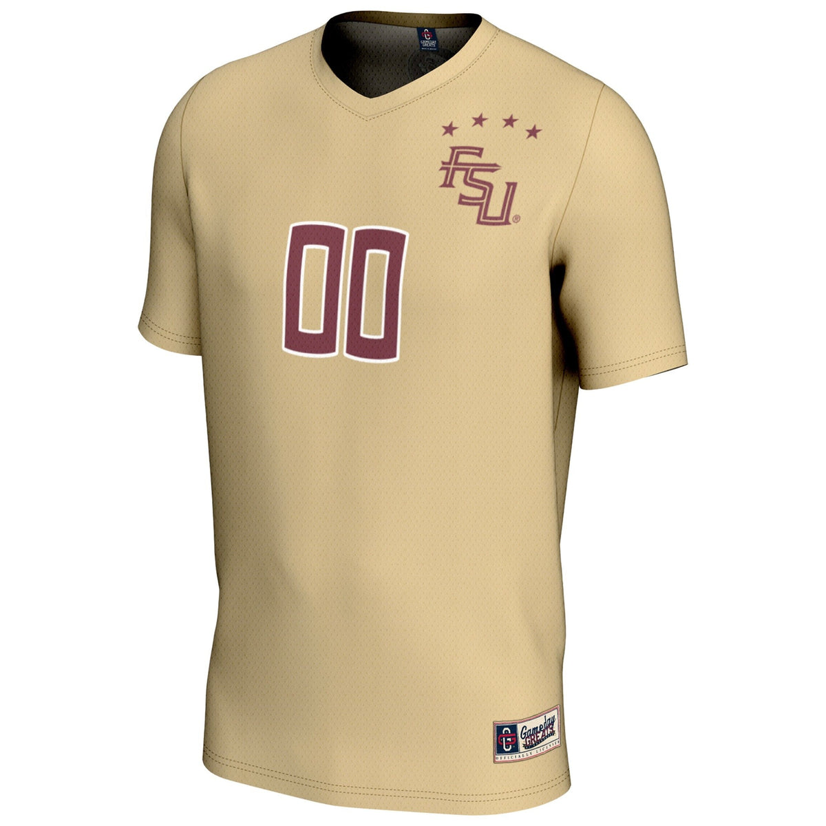 Florida State Seminoles NIL Pick-A-Player Lightweight Collegiate Soccer Fashion Jersey - Gold