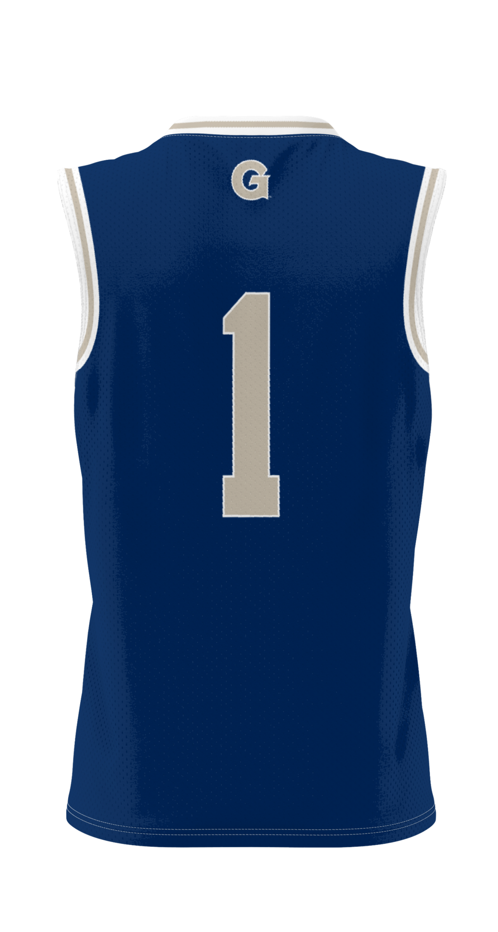 #1 Georgetown Hoyas Lightweight Basketball Jersey - Navy