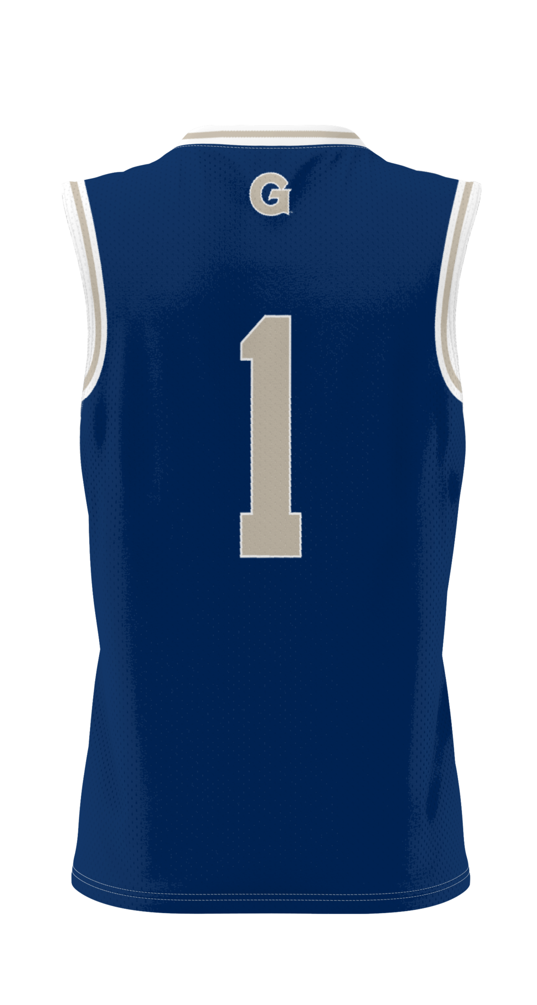 #1 Georgetown Hoyas Lightweight Basketball Jersey - Navy