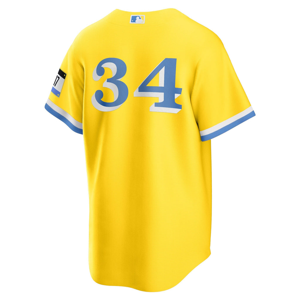 Boston Red Sox David Ortiz Gold Retired Player City Connect Replica Jersey