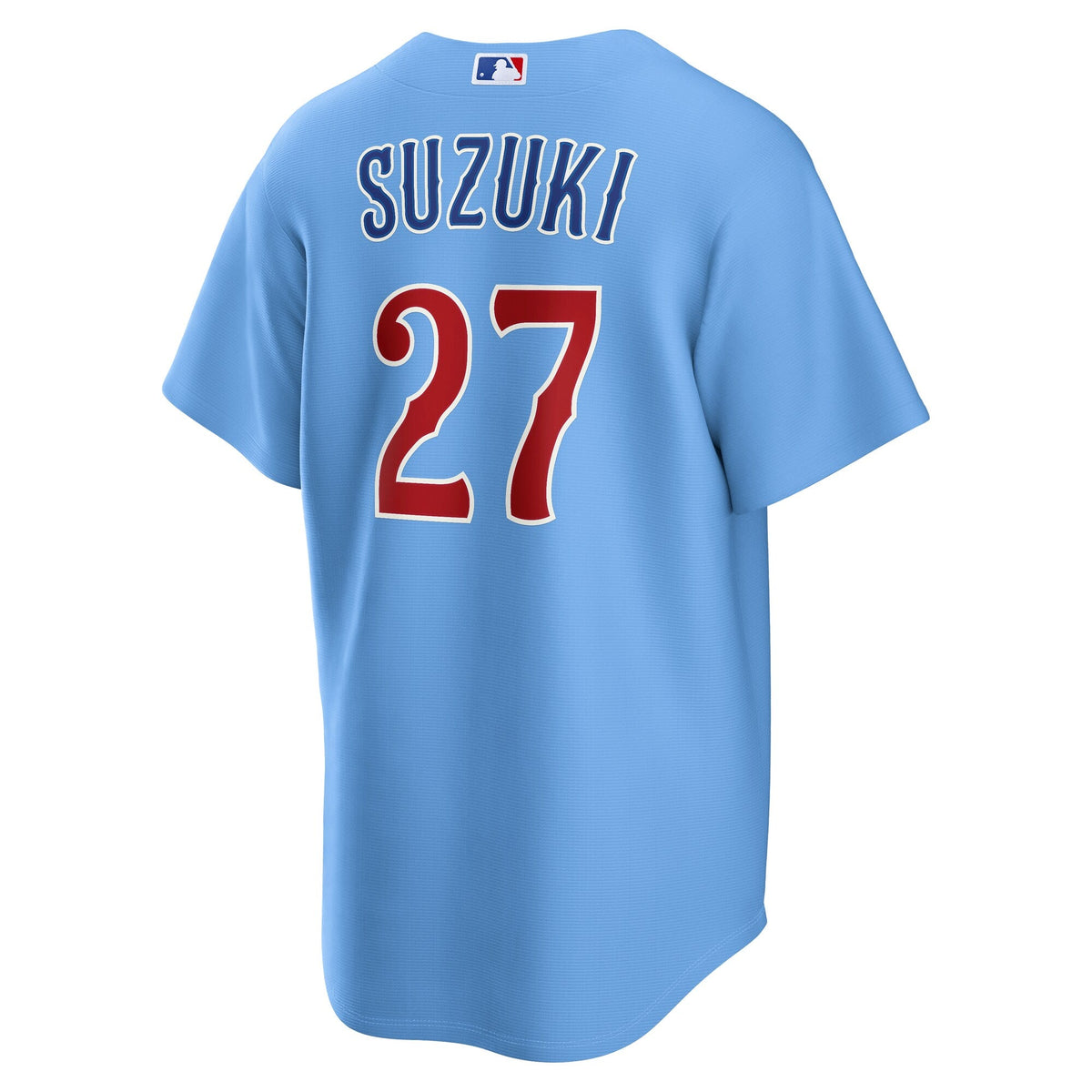 Chicago Cubs Seiya Suzuki Light Blue Alternate Replica Jersey