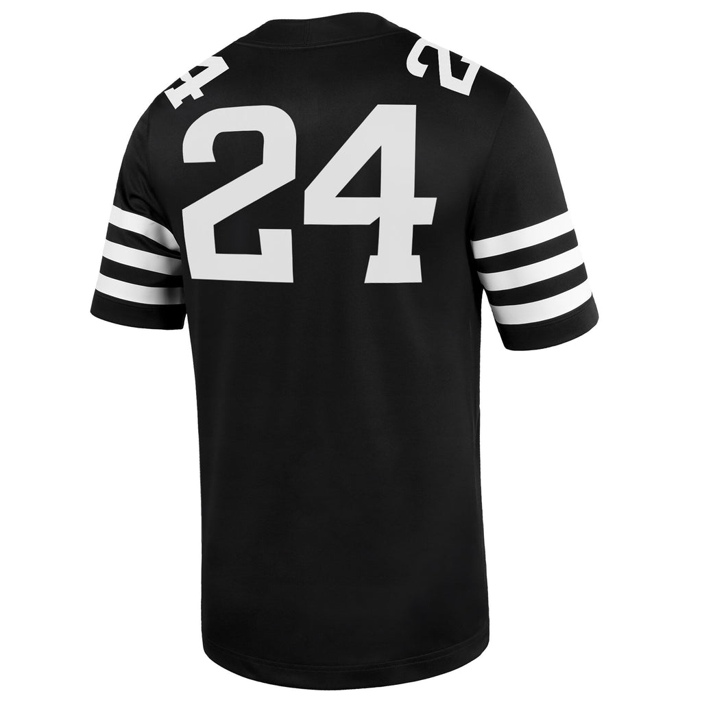 #24 Black Iowa State Cyclones Alternate Game Jersey
