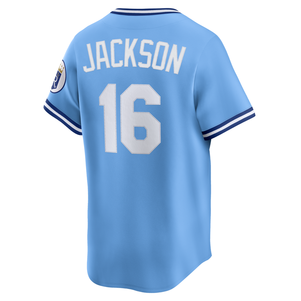 Kansas City Royals Bo Jackson Light Blue Throwback Cooperstown Collection Limited Jersey