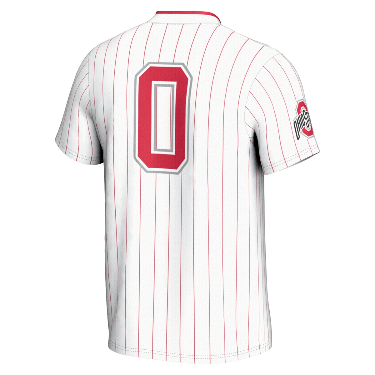 #0 Ohio State Buckeyes Lightweight Softball Jersey - White
