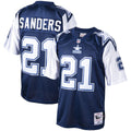 Dallas Cowboys Deion Sanders Navy Big & Tall 1995 Retired Player Replica Jersey
