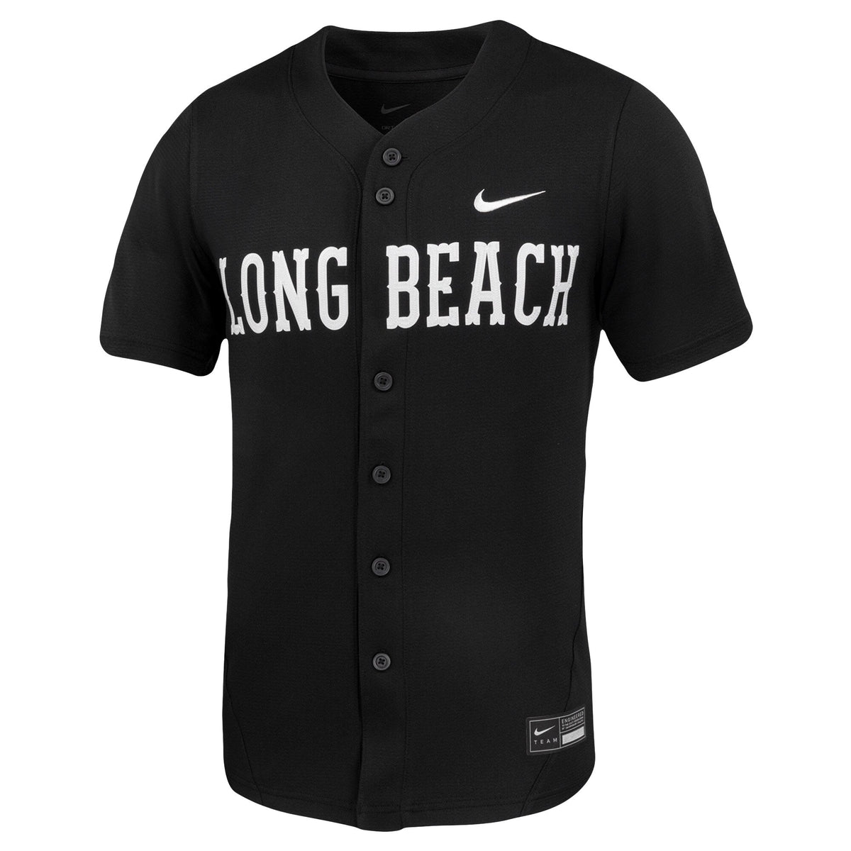 Black Cal State Long Beach The Beach Replica Baseball Jersey