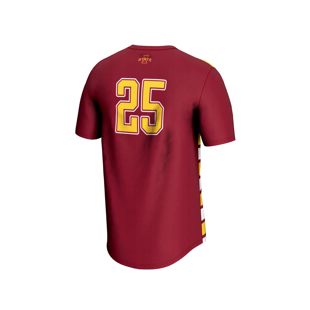 #25 Iowa State Cyclones Lightweight Soccer Fashion Jersey - Cardinal
