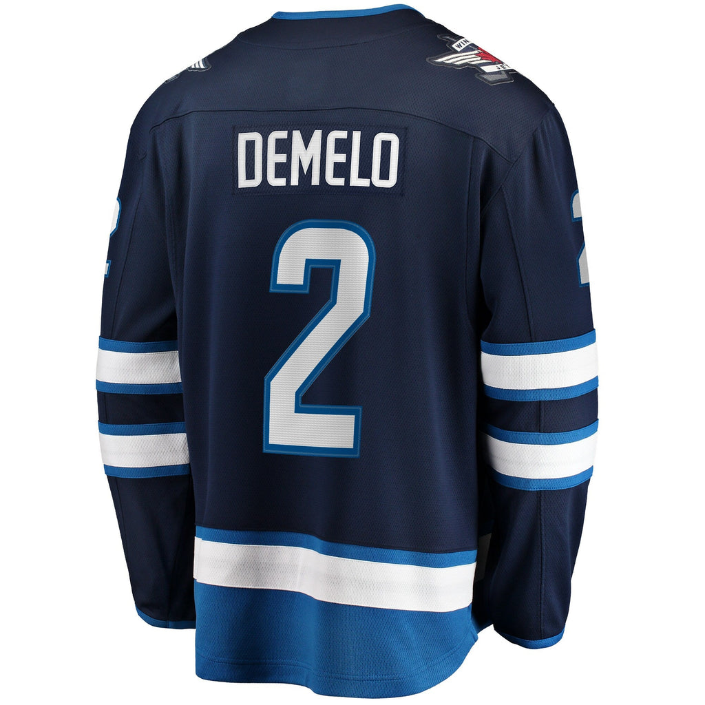 Winnipeg Jets Dylan DeMelo Navy Breakaway Player Jersey