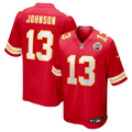 Kansas City Chiefs Nazeeh Johnson Red Game Player Jersey