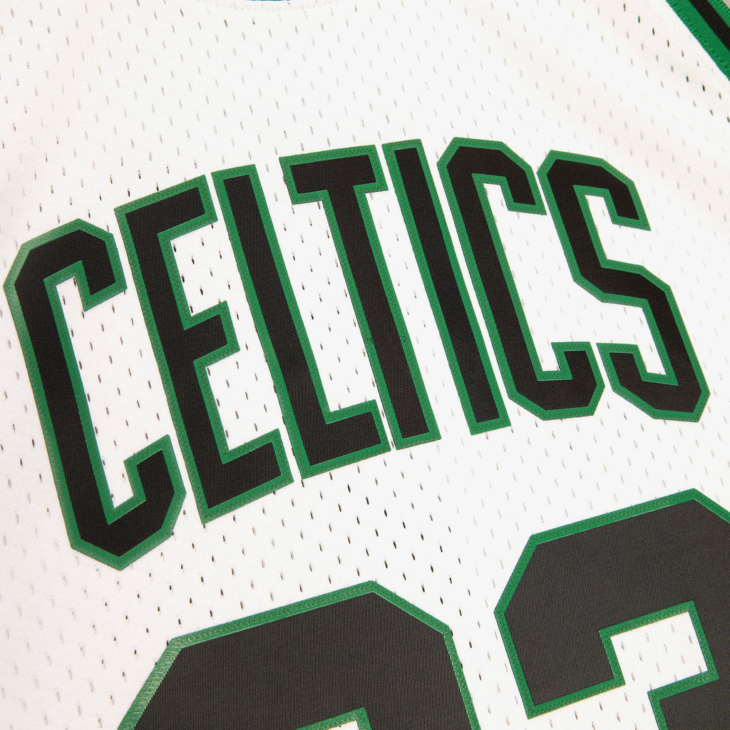 Boston Celtics Larry Bird 1985 Reload Swingman Authentic Jersey - White