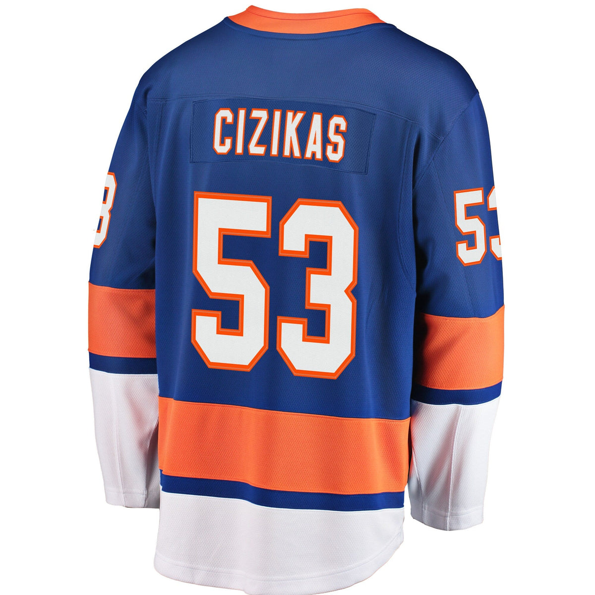 New York Islanders Casey Cizikas Royal Breakaway Player Jersey