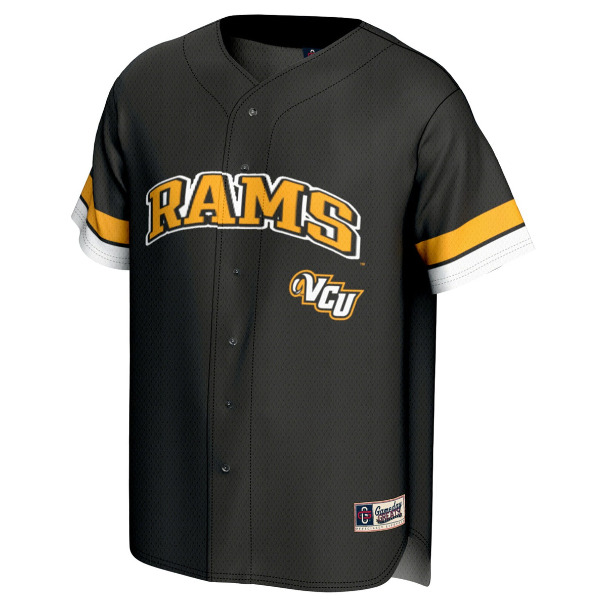 VCU Rams Spirit Baseball Jersey - Black