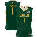 #1 Baylor Bears Lightweight Basketball Jersey - Green