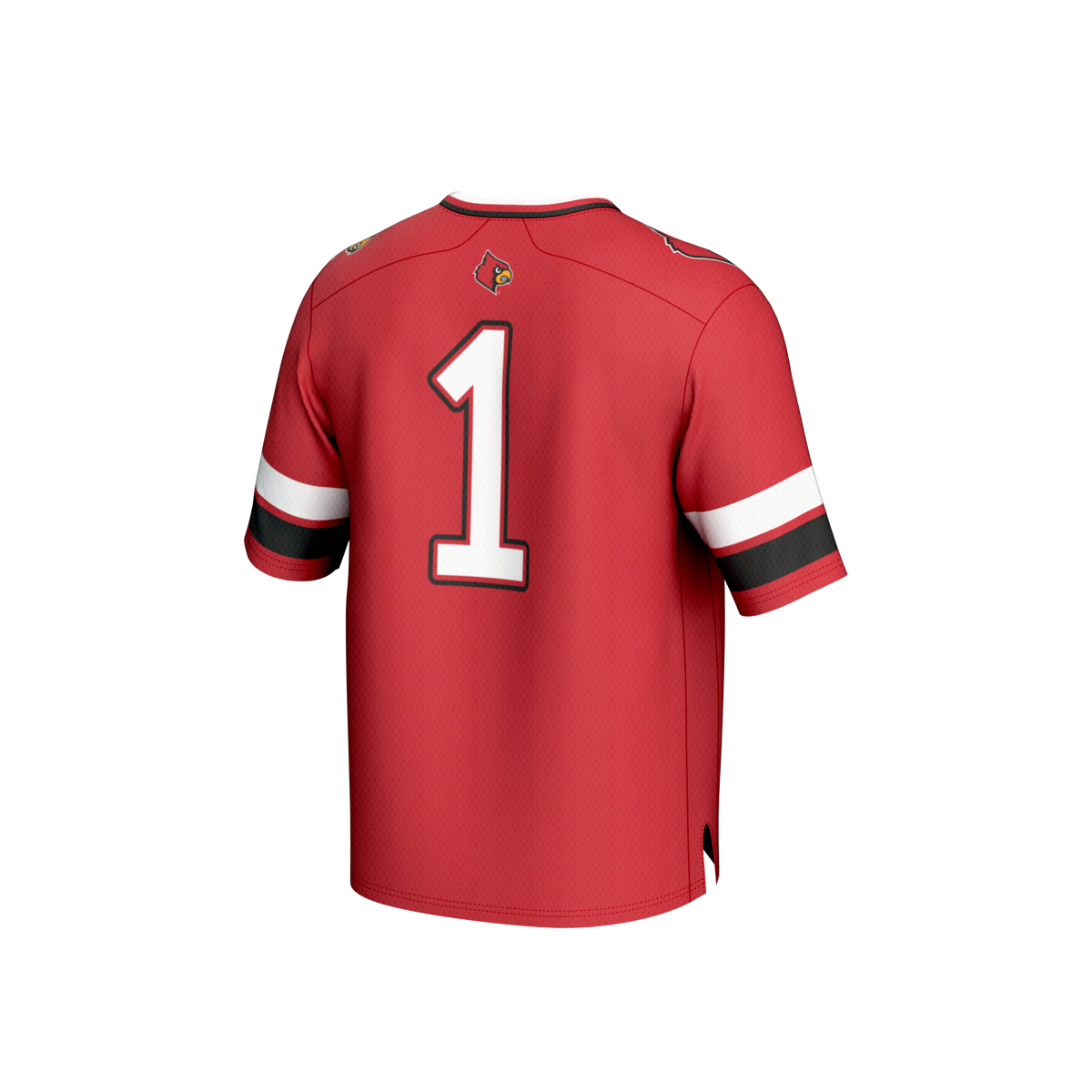 #1 Louisville Cardinals Lightweight Collegiate Football Fashion Jersey - Red