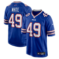 Buffalo Bills DaShaun White Royal Team Game Jersey