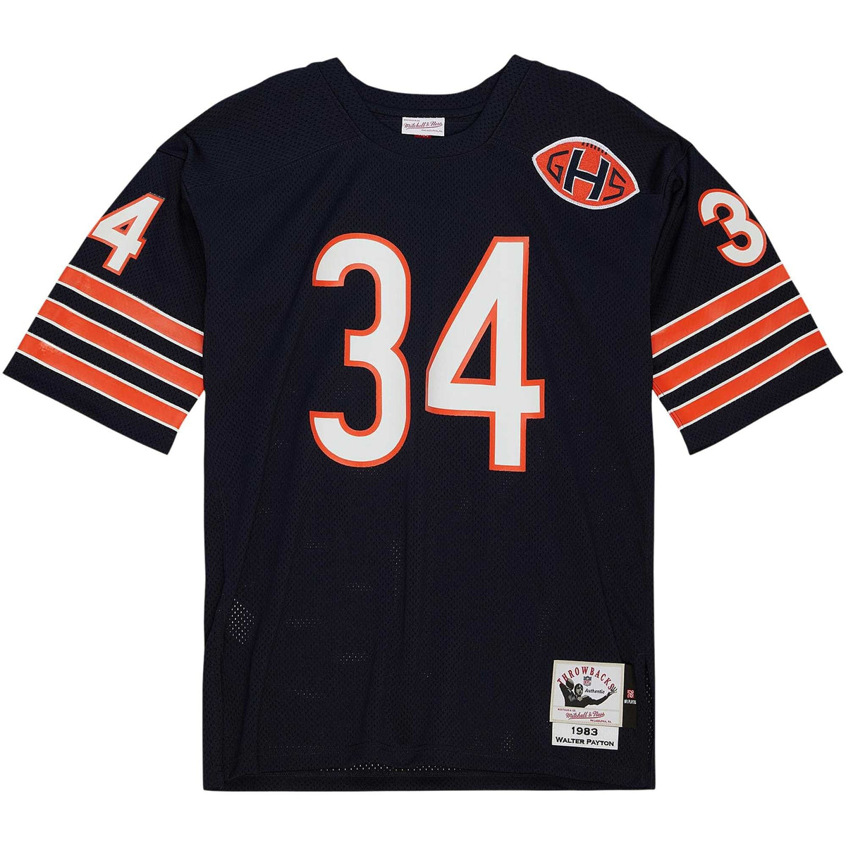 Chicago Bears 1983 Walter Payton Navy Authentic Throwback Retired Player Jersey