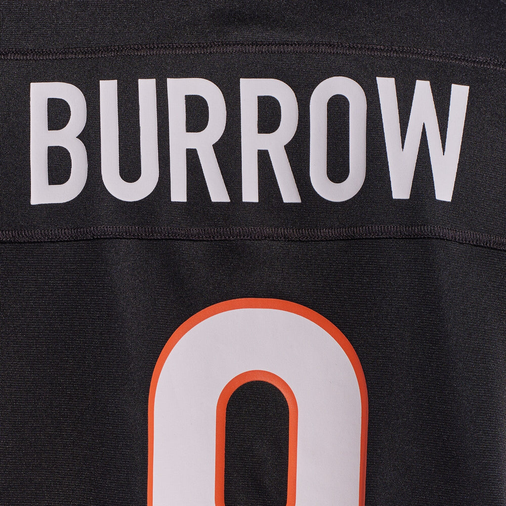 Cincinnati Bengals Joe Burrow Black Player Game Jersey
