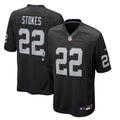 Las Vegas Raiders Eric Stokes Black Team Game Jersey