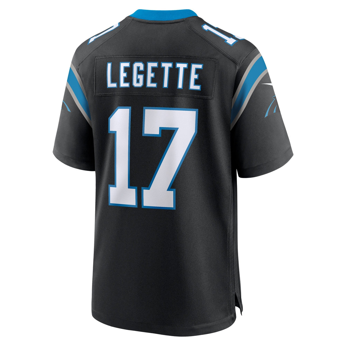 Carolina Panthers Xavier Legette Black Team Game Player Jersey
