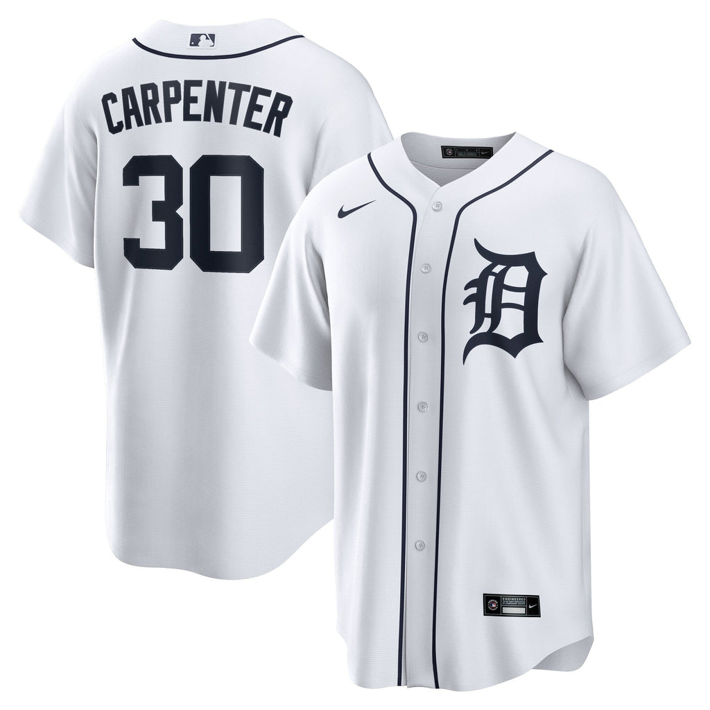 Detroit Tigers Kerry Carpenter White Home Replica Jersey