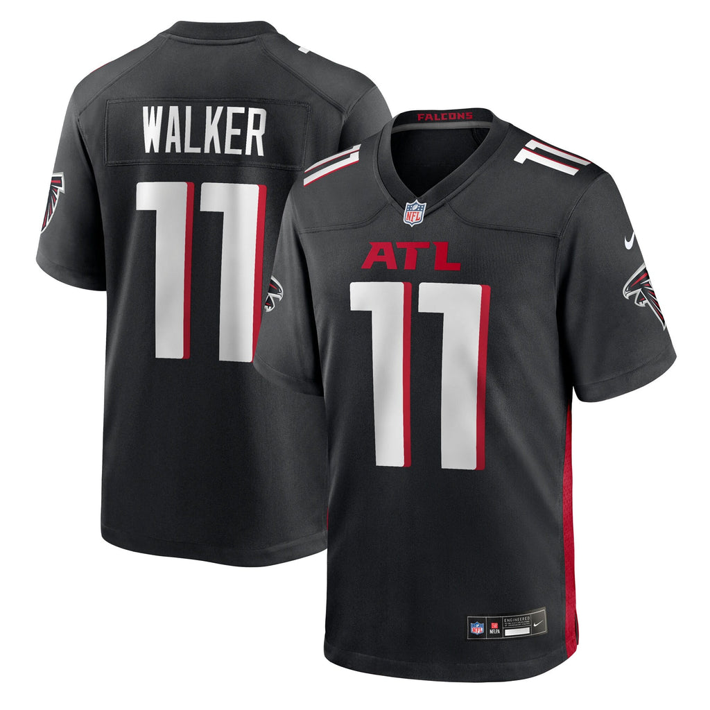 Atlanta Falcons Jalon Walker Black Team Game Jersey