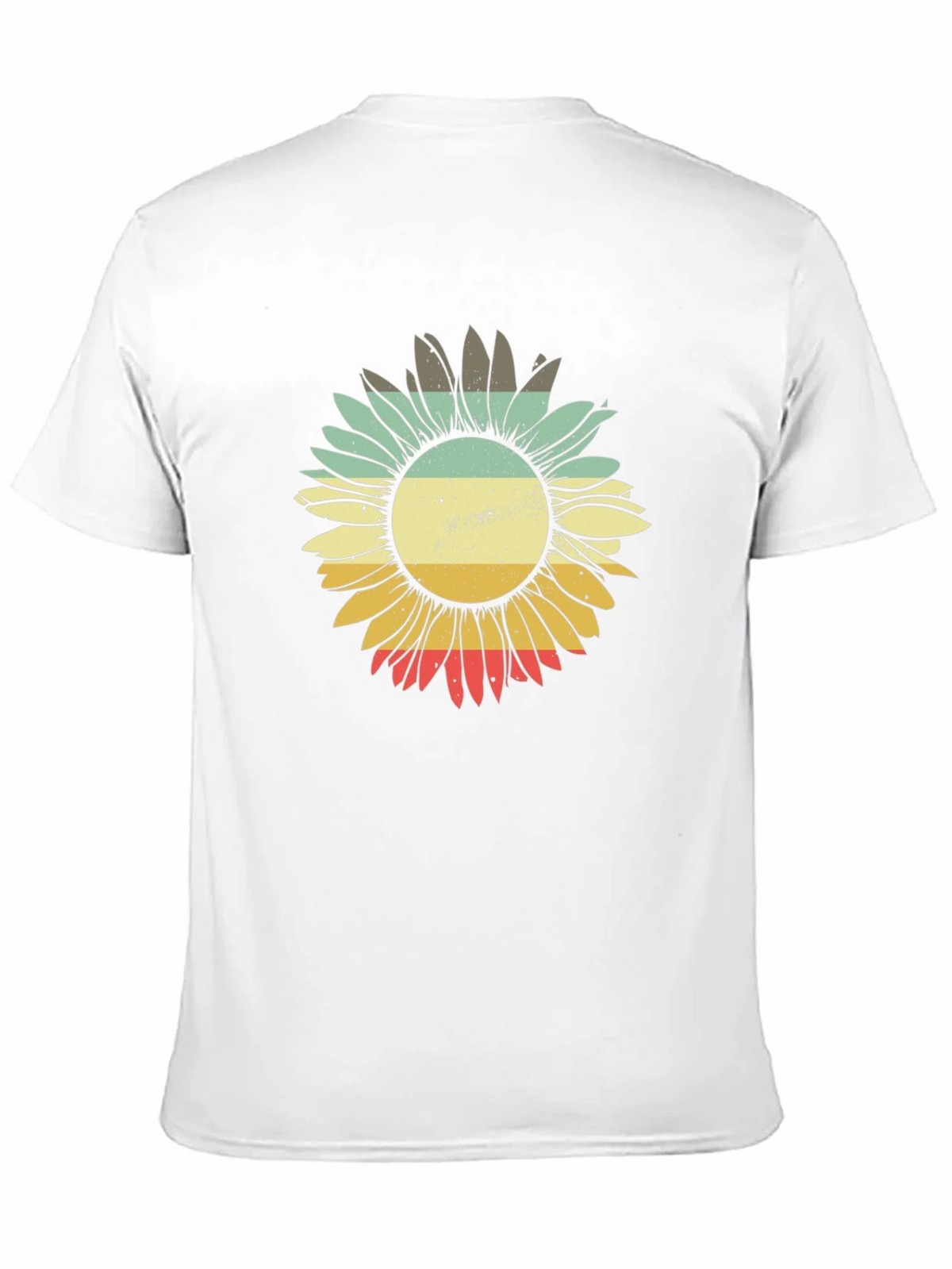 Retro Sunflower Graphic Tee - Comfort Fit