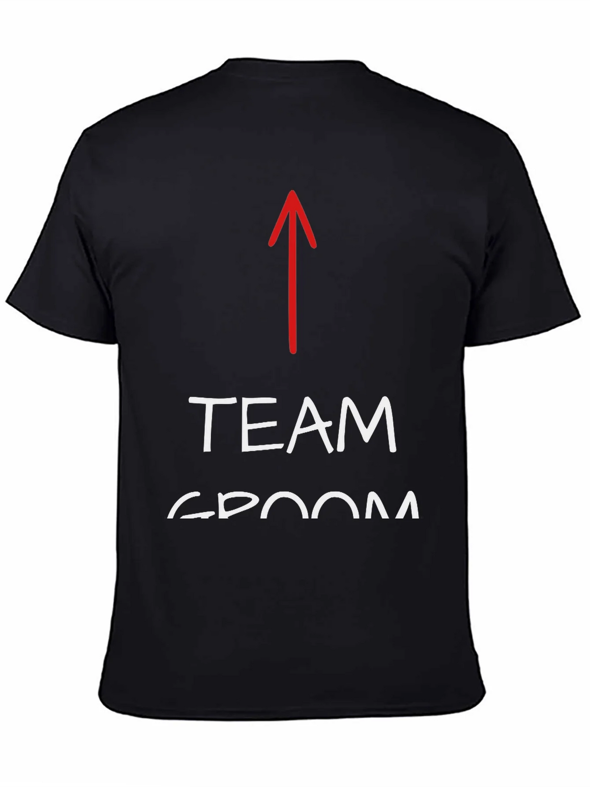 Team Groom T-Shirt - Up Arrow Design