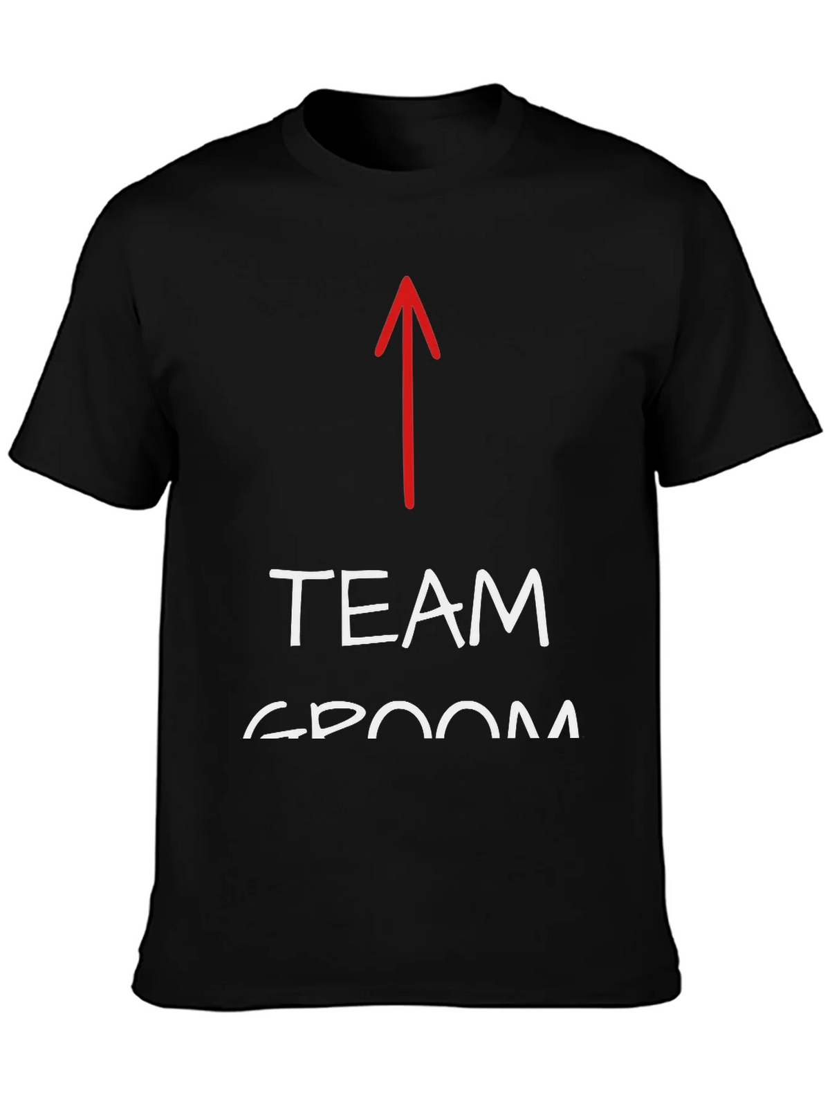 Team Groom T-Shirt - Up Arrow Design