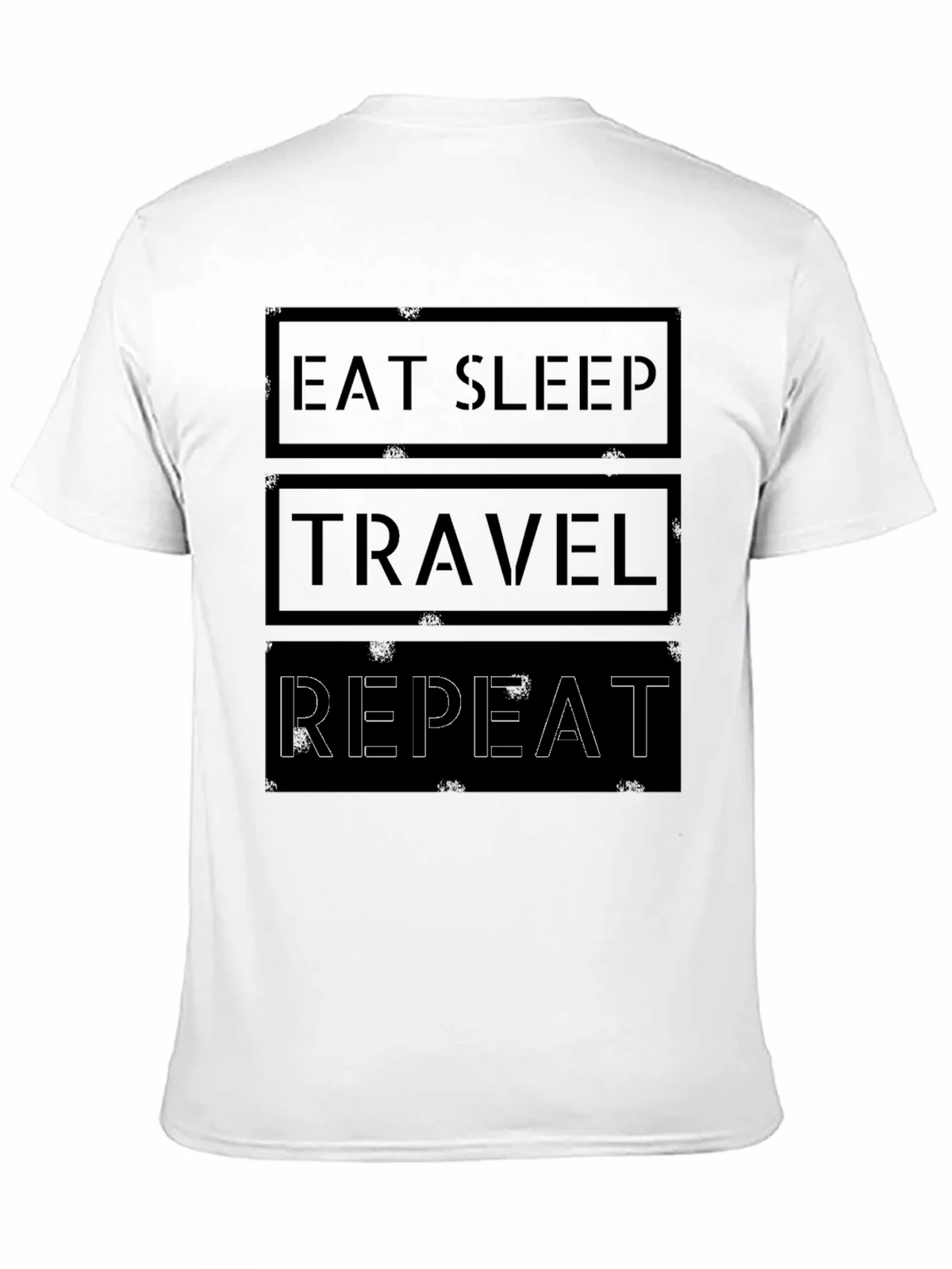 Eat Sleep Travel Repeat Graphic Tee