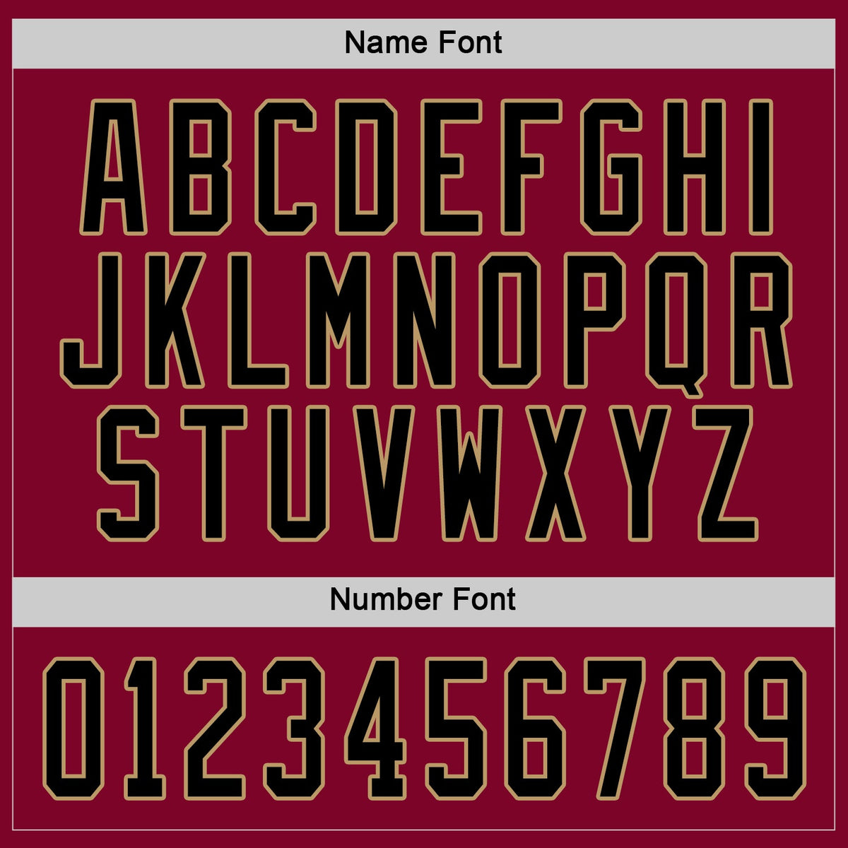 Custom Hockey Jersey - Maroon Black-Old Gold