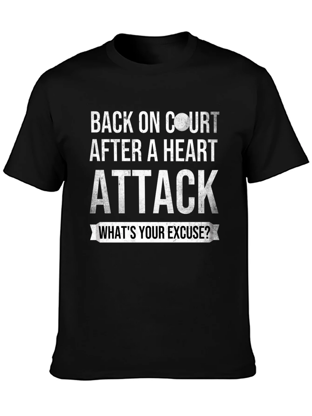 Back on Court Heart Attack T-Shirt