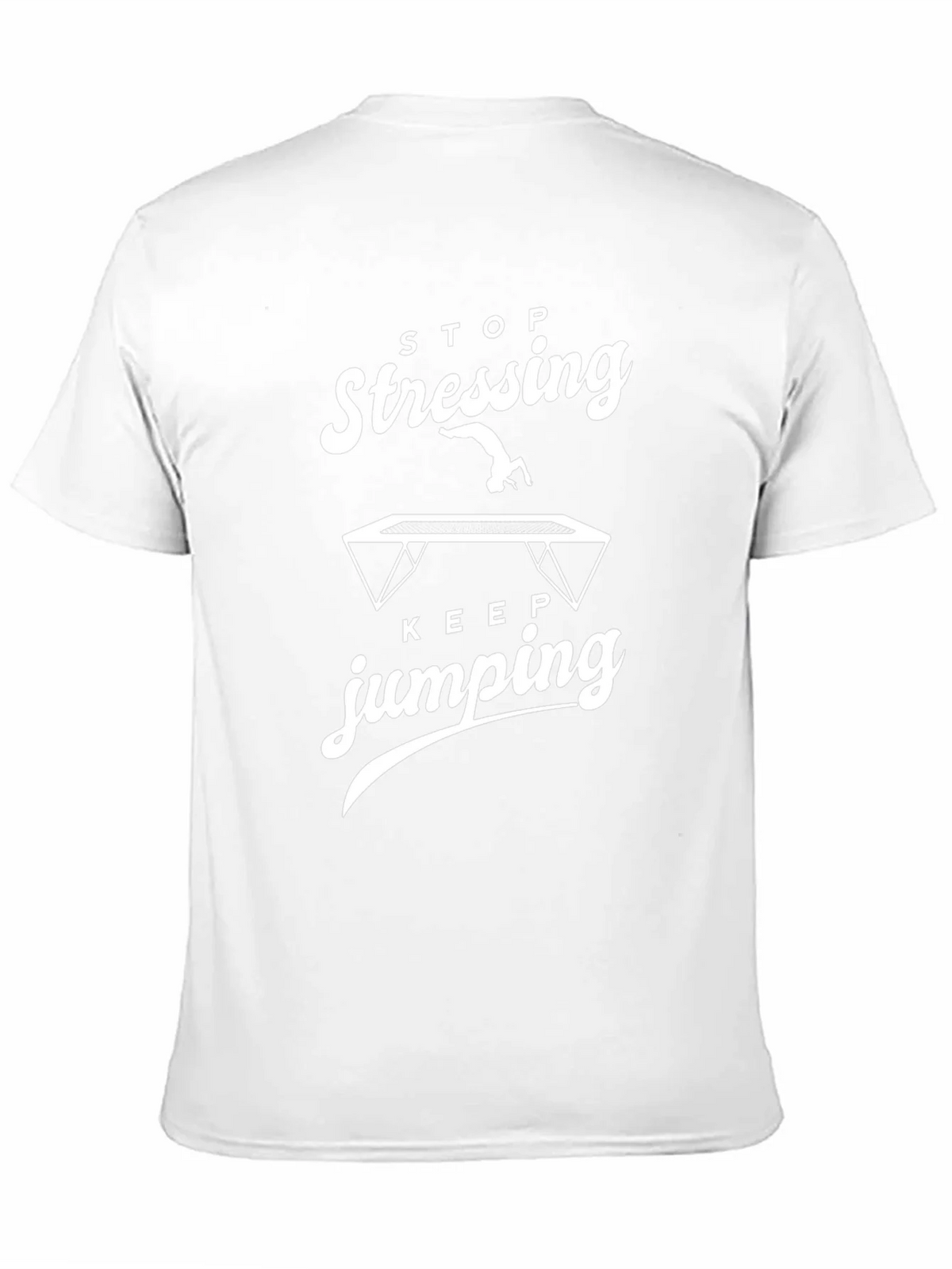 Stop Stressing Keep Jumping Graphic Tee